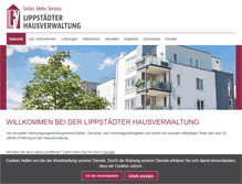 Tablet Screenshot of lippstaedter-hausverwaltung.de